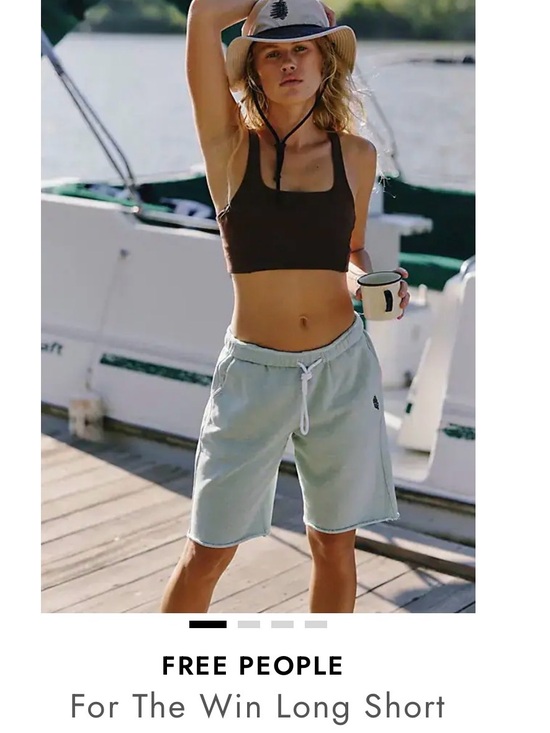 Free People Pants - Free People “For The Win” NWOT (pistachio) Slouchy, Relaxed Fit  Shorts